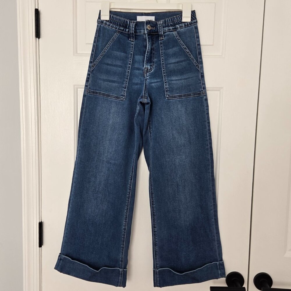 Vervet Kris High Rise Super Soft Baggy Wide Leg Jeans